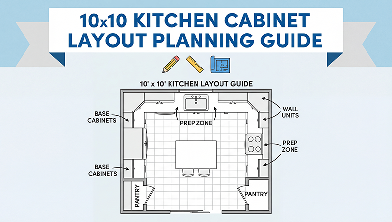 10x10 Kitchen Cabinet Layout Planning Guide