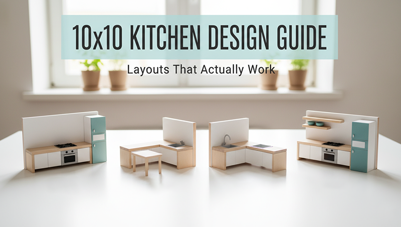 10x10 Kitchen Design Guide: Layouts That Actually Work – BUILDMYPLACE