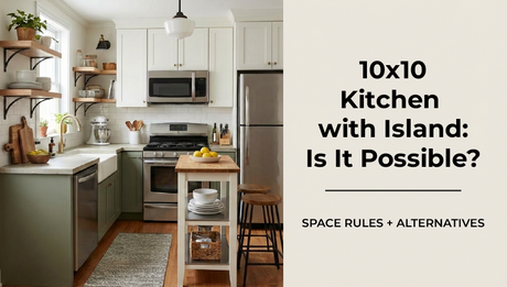 10x10 Kitchen with Island: Is It Possible? (Space Rules + Alternatives)