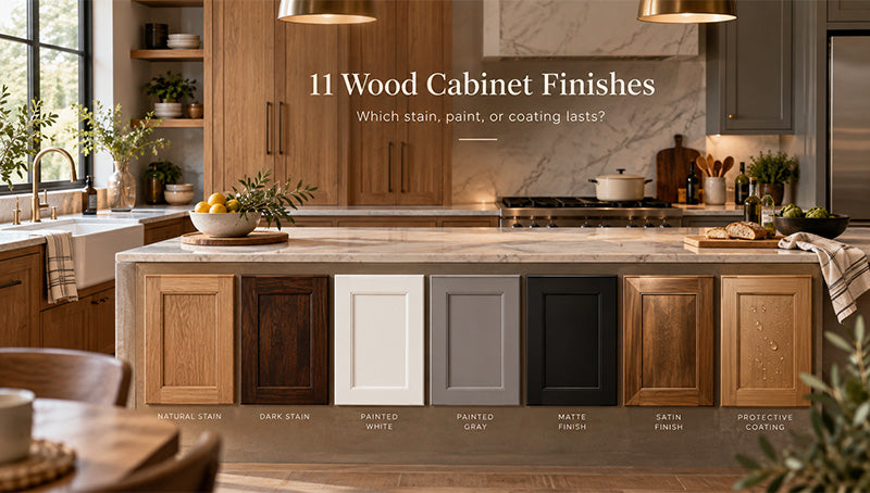 11 Wood Cabinet Finishes: Which Stain, Paint, or Coating Lasts?