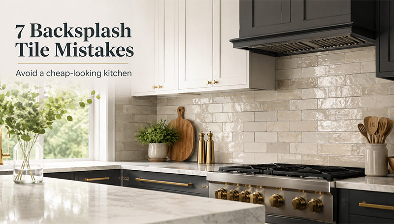 7 Kitchen Backsplash Tile Mistakes That Make the Space Look Cheap