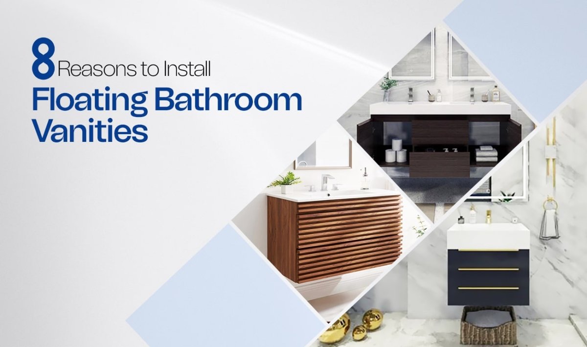 8 Reasons to Install Floating Bathroom Vanities - BUILDMYPLACE