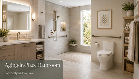 Aging-in-Place Bathroom Features That Feel Safe and Stylish
