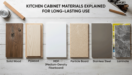 Kitchen Cabinet Materials Explained for Long-Lasting Use
