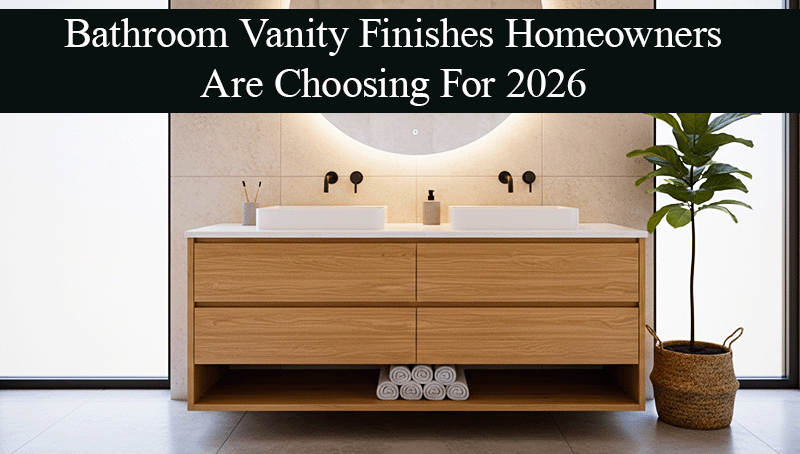 Bathroom Vanity Finishes Homeowners Are Choosing For 2026
