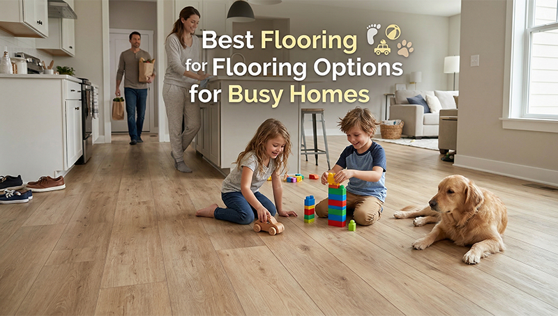 Best Flooring Options for Busy Homes, Families, and Daily Use