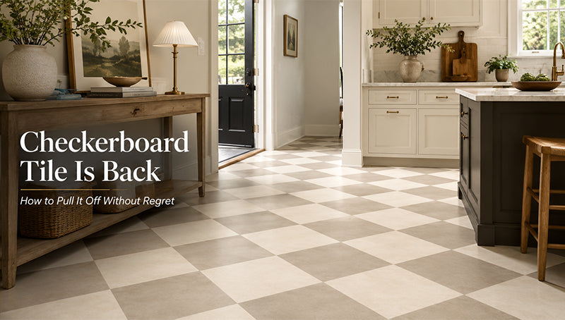Checkerboard Tile Is Back: How to Pull It Off Without Regret at Home