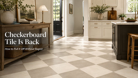 Checkerboard Tile Is Back: How to Pull It Off Without Regret at Home