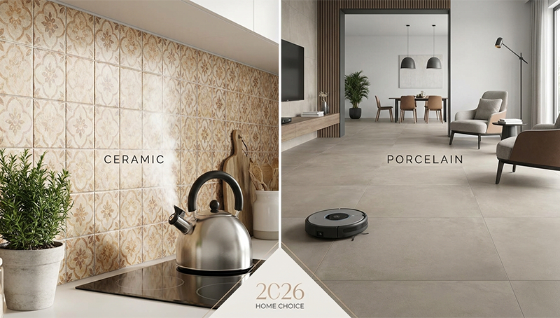 Ceramic vs Porcelain Tiles: Which One Is Better in 2026?