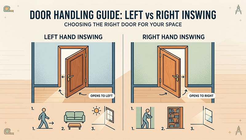 Door Handling Guide: Left vs Right Inswing and How to Choose