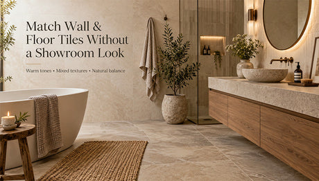 How to Match Wall and Floor Tiles Without a Showroom Look