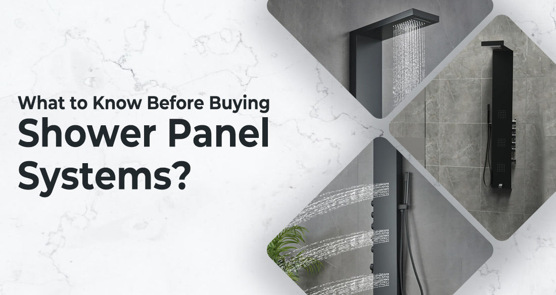 What to Know Before Buying Shower Panel Systems