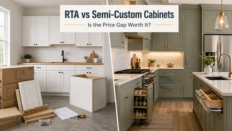 RTA Cabinets vs Semi-Custom Cabinets: Is the Price Gap Worth It?