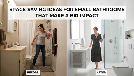 Space-Saving Ideas for Small Bathrooms That Make a Big Impact