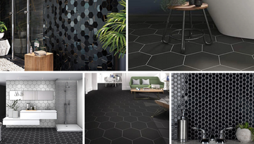 The Benefits of Choosing Dark Hexagon Floor Tiles