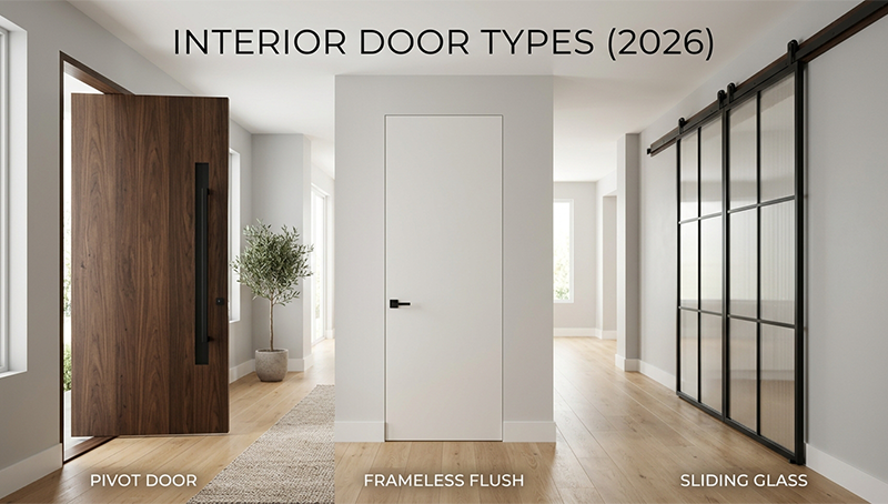 Top Interior Door Types (2026): Complete Guide for Modern Homes