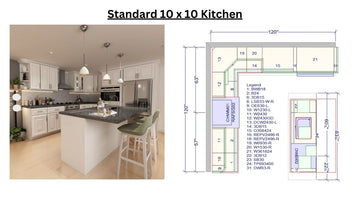 Transform Your Kitchen with a 10x10 Cabinet Package