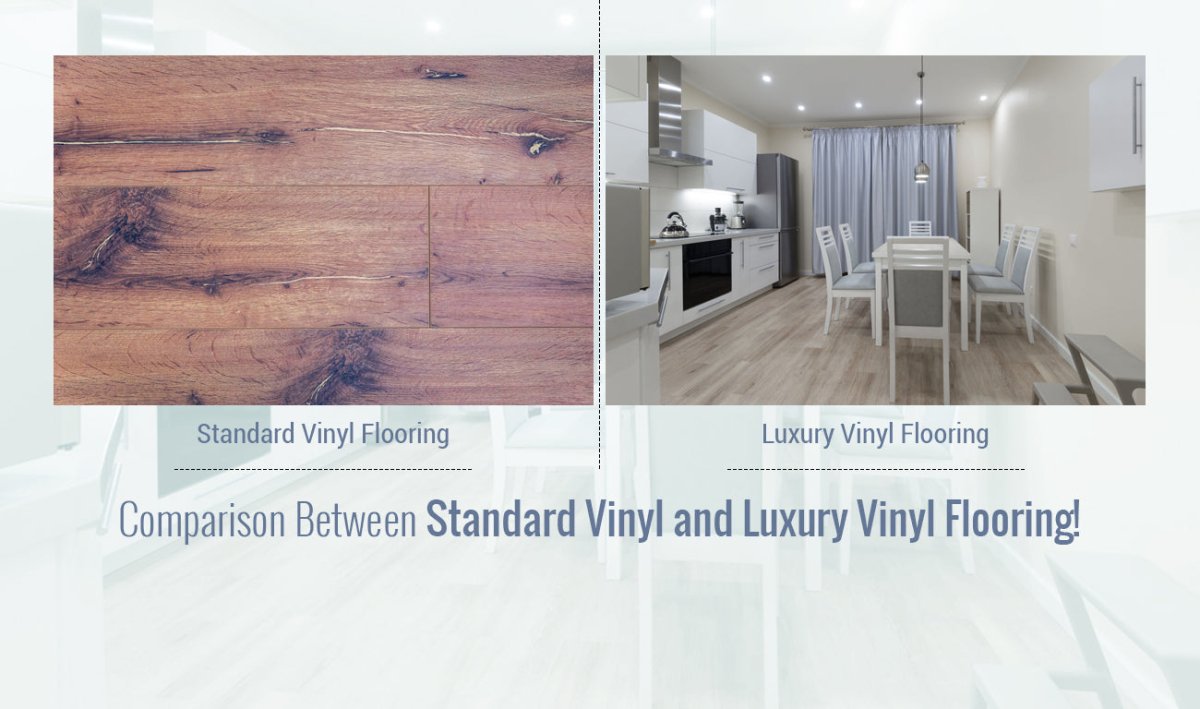 Comparison between Standard Vinyl and Luxury Vinyl Flooring! - BUILDMYPLACE