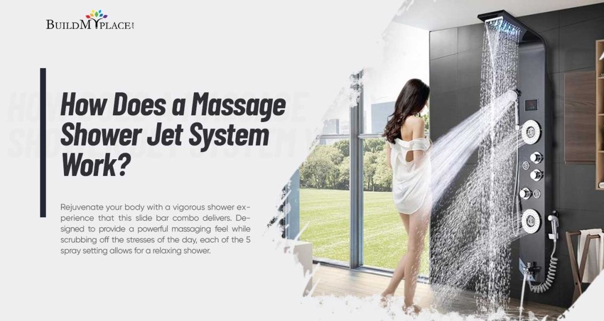 How Does A Massage Shower Jet System Work? - BUILDMYPLACE
