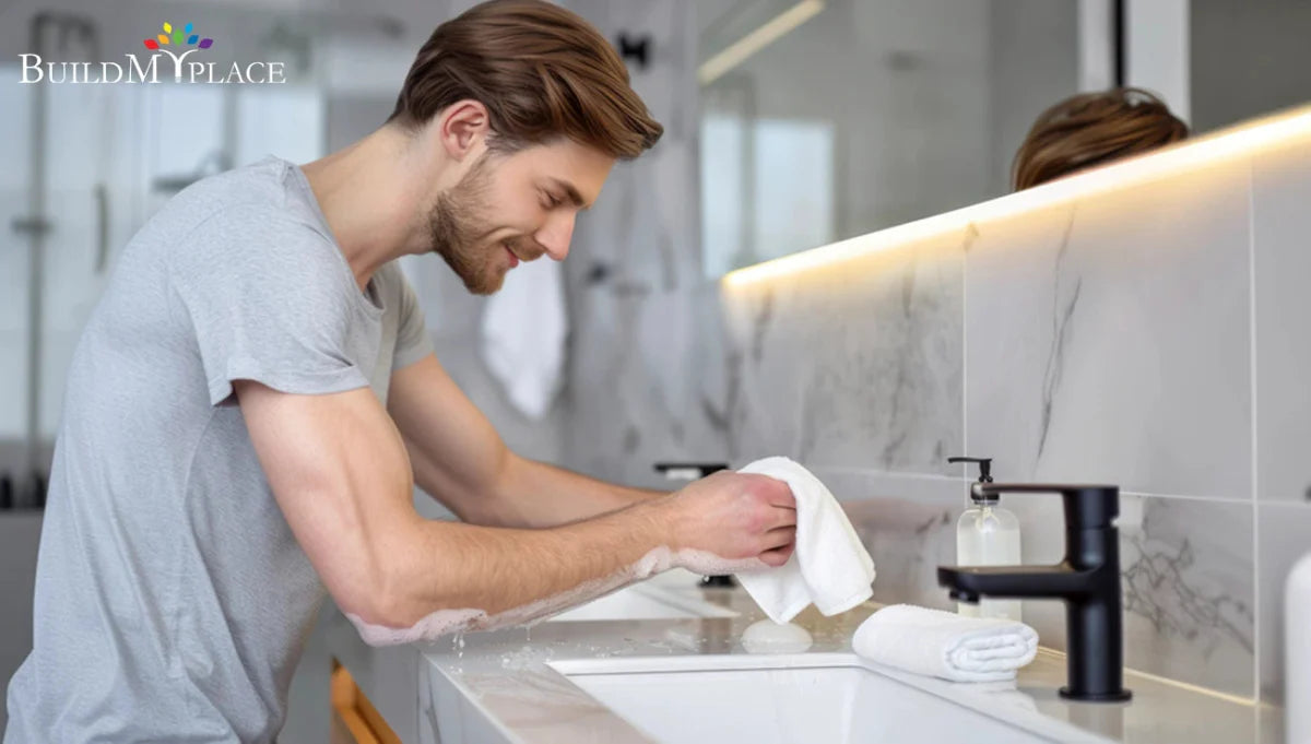 How to Maintain and Clean Your Bathroom Vanities and Sink Tops - BUILDMYPLACE