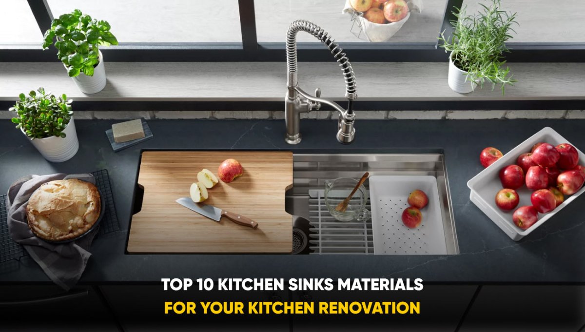 Top 10 Kitchen Sinks Materials for Your Kitchen Renovation - BUILDMYPLACE