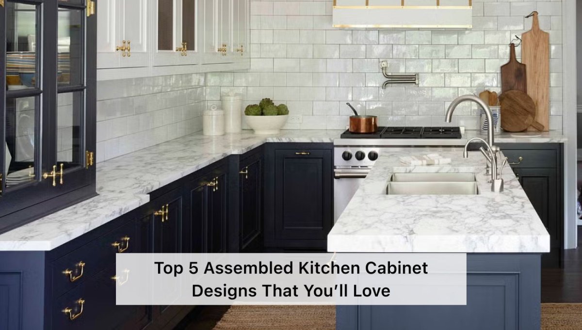 Top 5 Assembled Kitchen Cabinet Designs That You’ll Love - BUILDMYPLACE