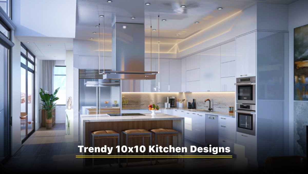 Trendy 10x10 Kitchen Designs with Island Layouts For Maximum Efficiency - BUILDMYPLACE