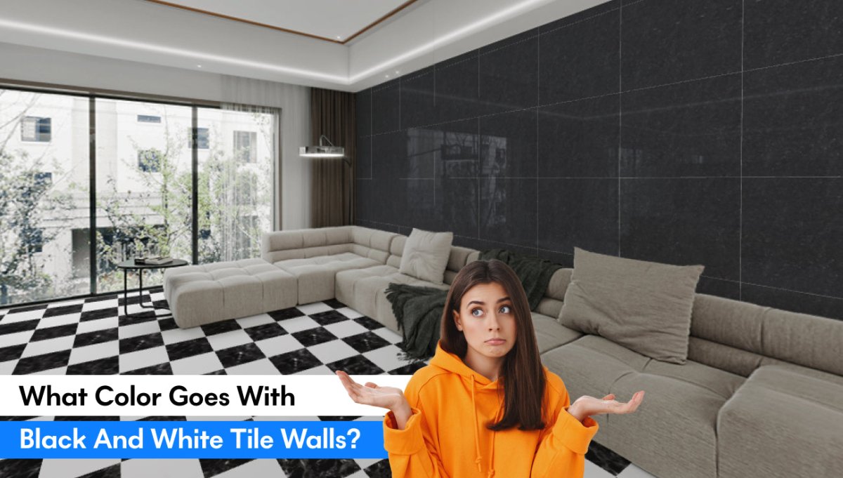 What Color Goes with Black and White Tile Walls? - BUILDMYPLACE