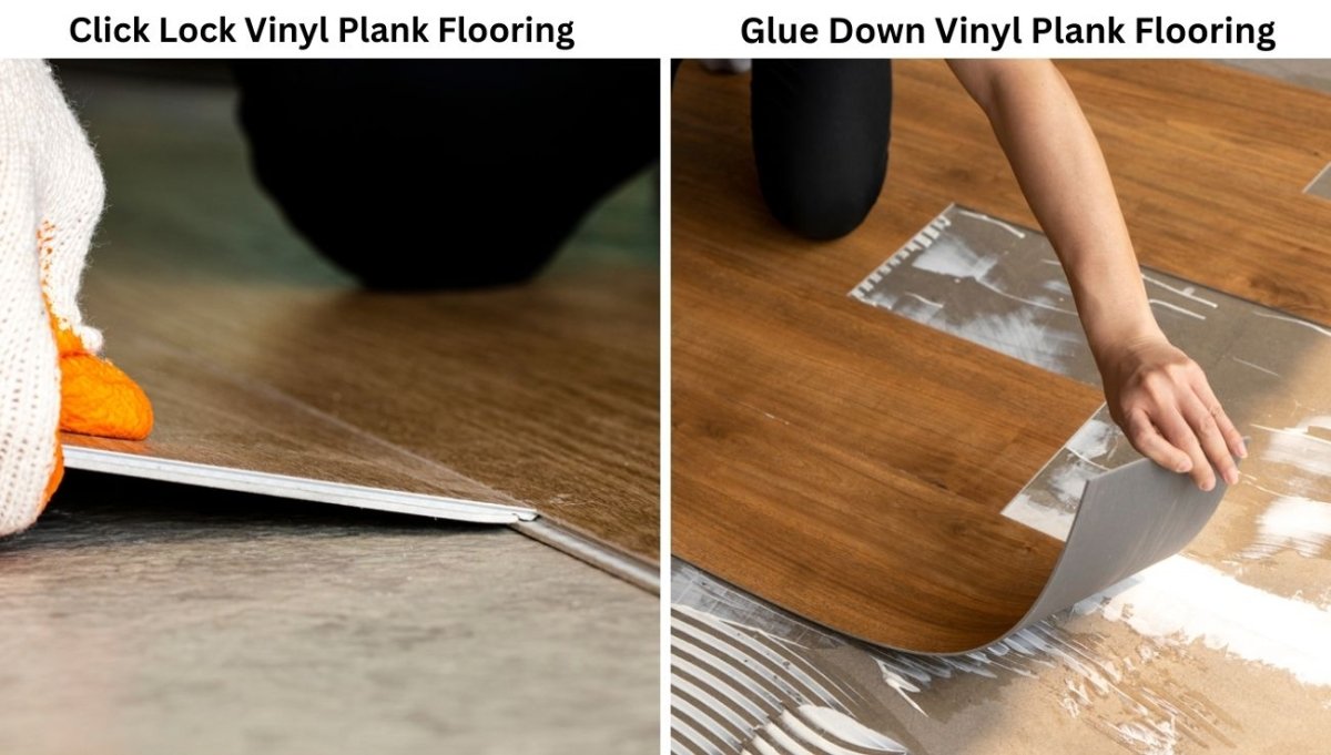 What is Better: Click or Glue Down Vinyl Plank Flooring? - BUILDMYPLACE