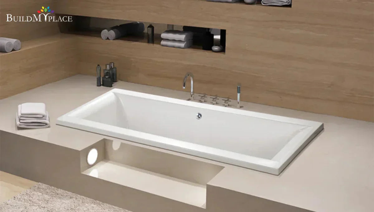 What is the Drop-in Bathtub: Materials, Types, and Installation Tips? - BUILDMYPLACE
