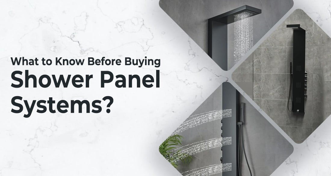 What to Know Before Buying Shower Panel Systems? - BUILDMYPLACE