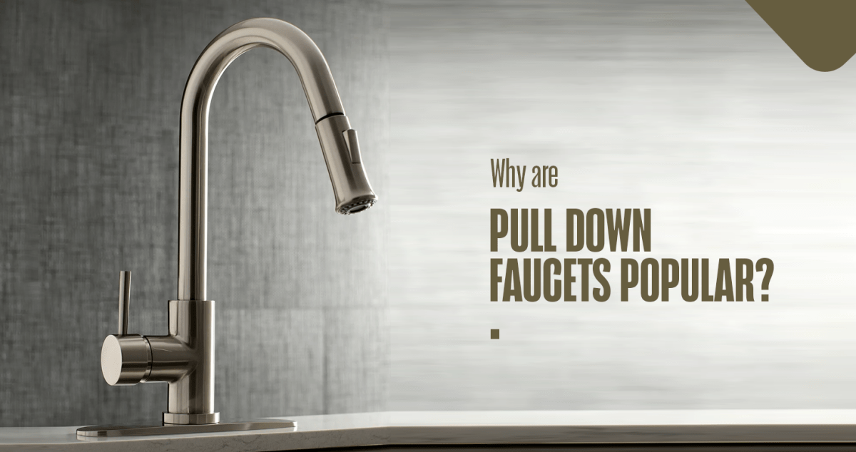 Why Are Pull Down Faucets Popular? - BUILDMYPLACE