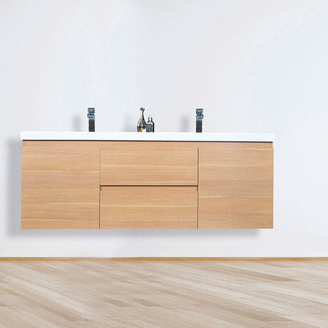 White Oak Bathroom Vanities With Tops