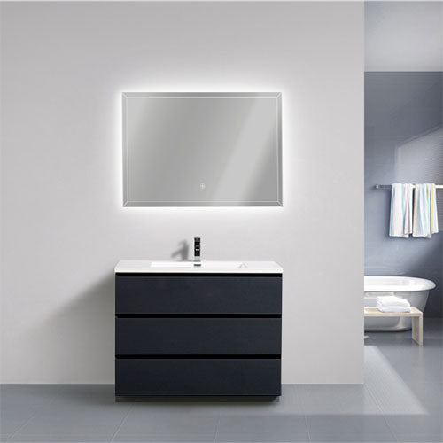 Black Bathroom Vanities With Tops