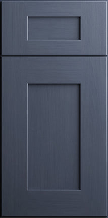 Elegant Ocean Blue Shaker Cabinets