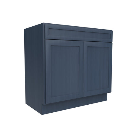 Elegant Ocean Blue Vanity Cabinets