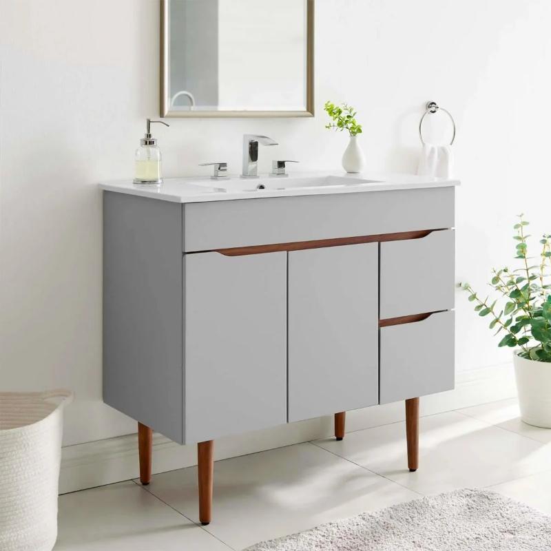 Bathroom vanity and fixture inspiration from BuildMyPlace