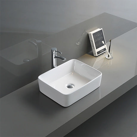 White Bathroom Sink
