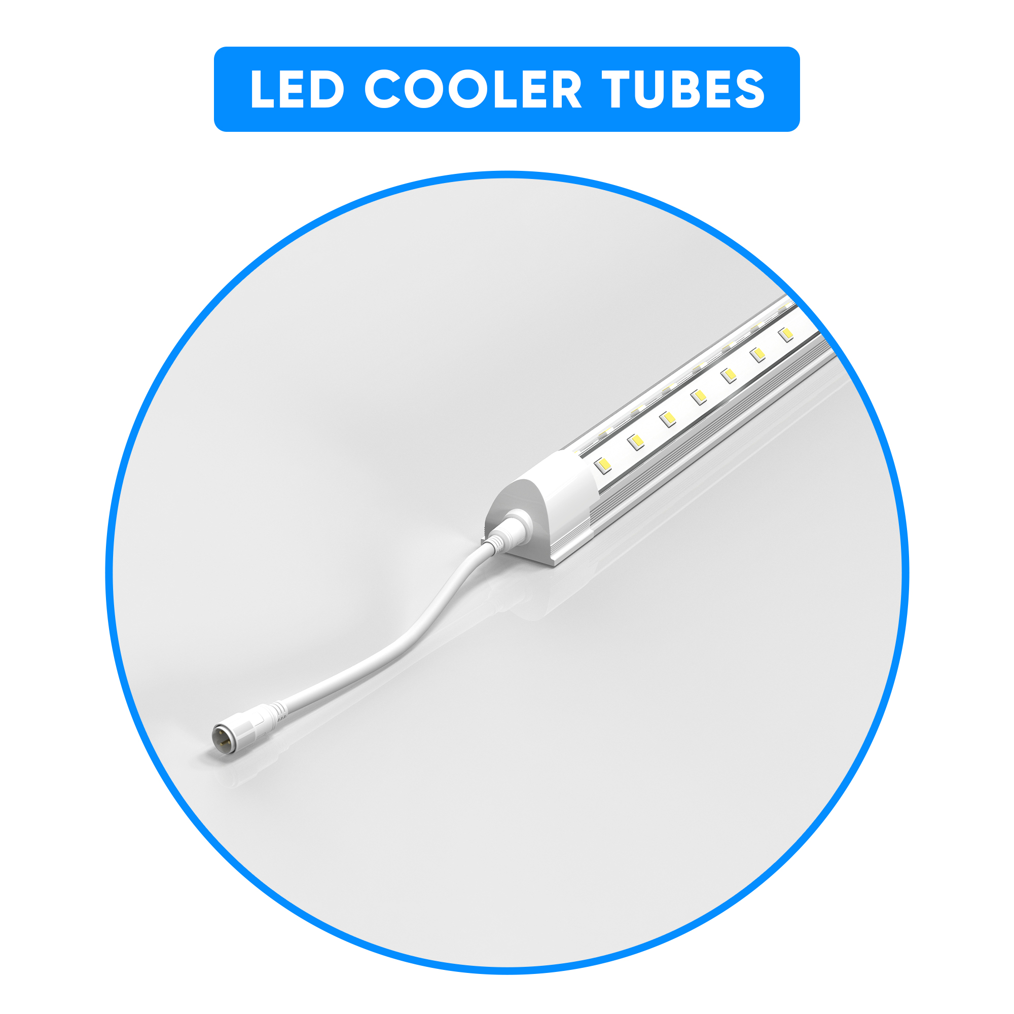 4 Feet Cooler Tubes- Freezer LED Tubes