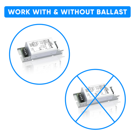 LED Tube- Hybrid [Works With & Without Ballast]