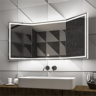 LED Lighted Vanity Mirror - Titan Style - BuildMyPlace