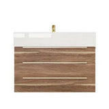 Blossom 30 In. Floating Single Sink Bathroom Vanity With Acrylic Sink Top & Aluminum Alloy Frame