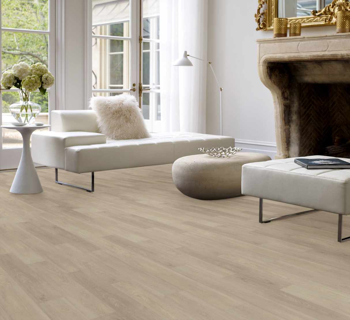 Shaw Floorte Pro Endura 512C Plus 0736V-01055, Silver Dolla SPC Flooring, Floating 7" x 48" x 4.8mm (18.68SQ FT/ CTN)