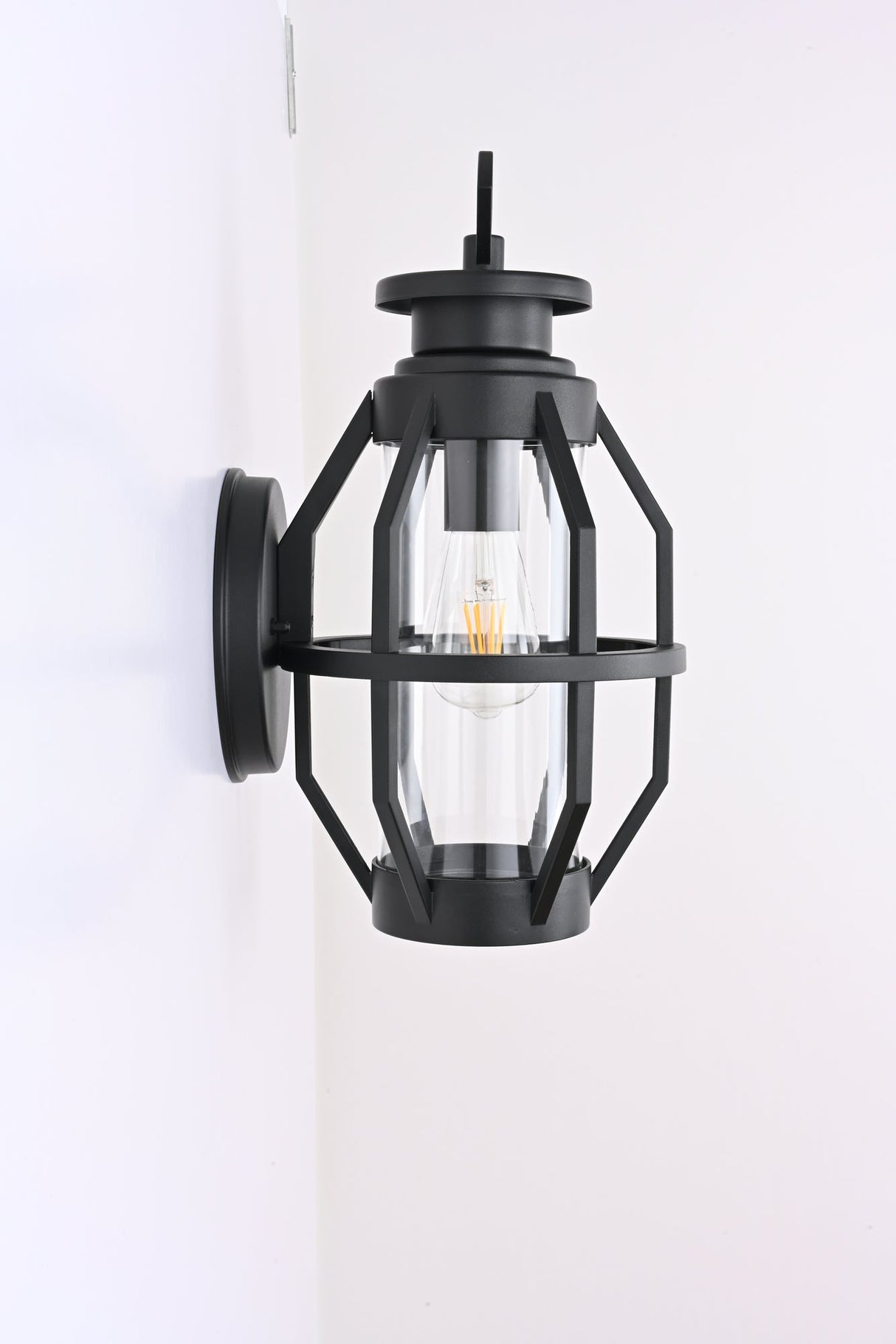 Wall Lamp Sconce for Garage Courtyard Corridor Hallway Doorway Porch Entryway Patio or Indoor, Outside Wall Light Fixture with Waterproof Shade, Matt Black
