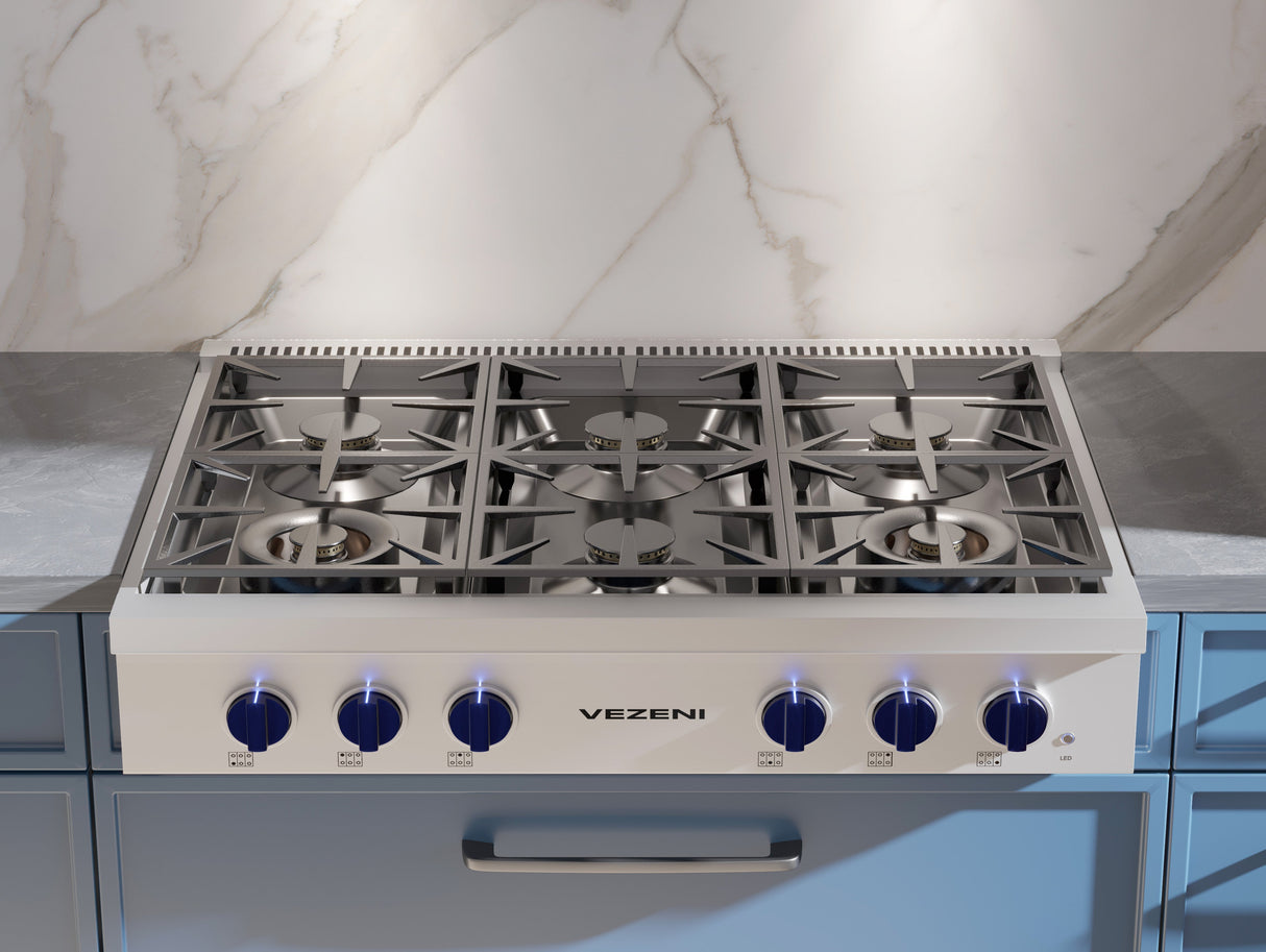 Vezeni 36in Gas Rangetop