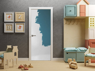 Modern Wood Interior Door with Hardware | Planum 0010 Primed | Single Panel Frame Trims | Bathroom Bedroom Sturdy Doors