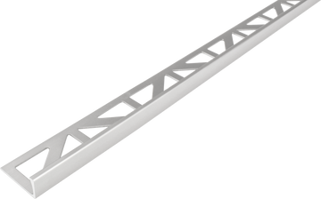 Durosol L Shaped Edge Trim 1/4 in - Aluminium Natural - Tile Edge Trim for Wall and Floors