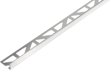 Durosol Aluminum Profile L Shaped Edge Trim 5/16 in. Silver Anodized Edge Trim