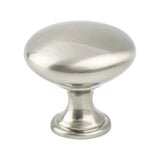 Traditional Advantage One Brushed Nickel Round Knob