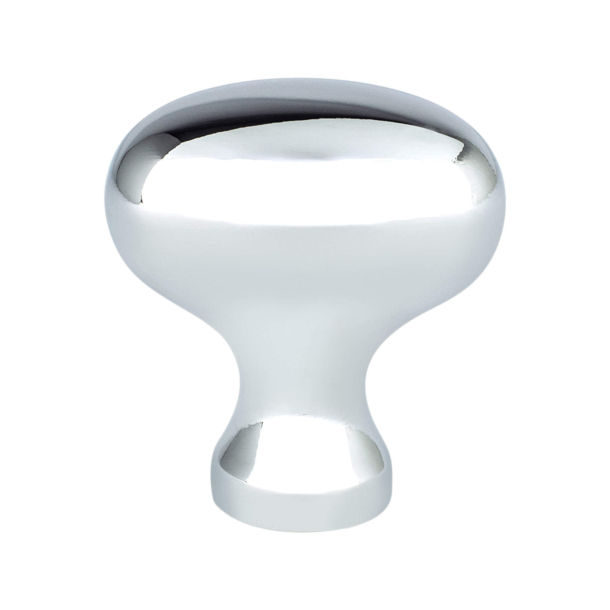 Transitional Advantage Three Polished Chrome Oval Knob